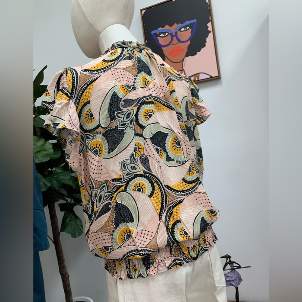 Split-Neck Blouse - Picture 5 of 16